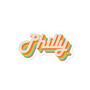 Retro Philly - Sticker