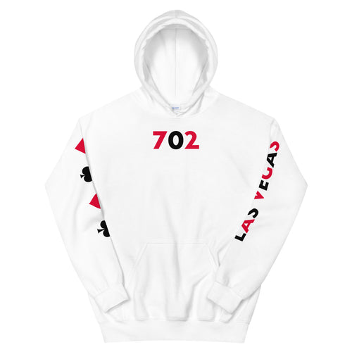 702 Las Vegas - White Hoodie